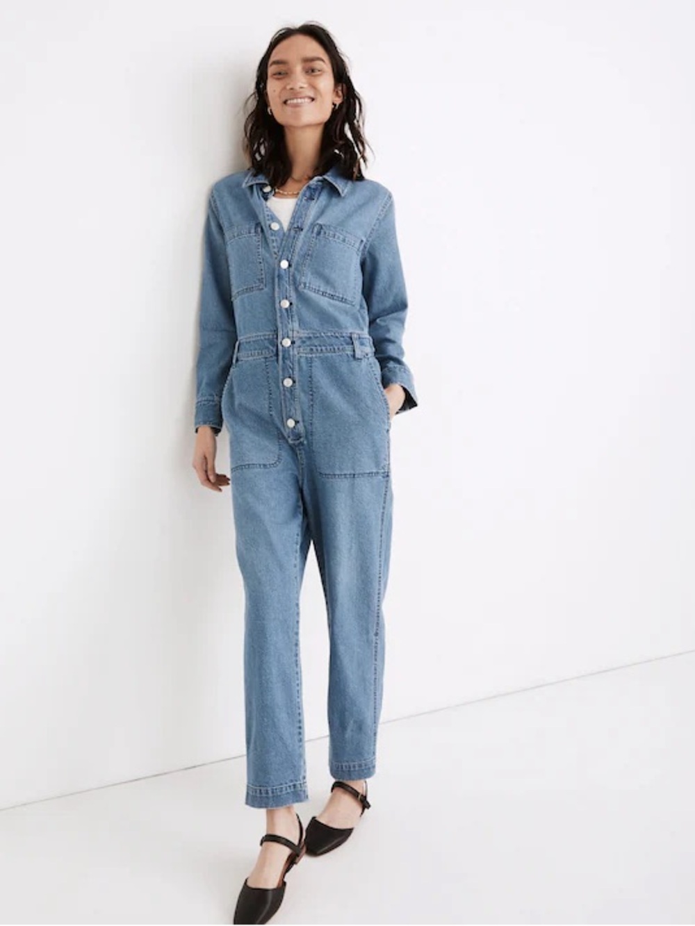Madewell denim Coverall